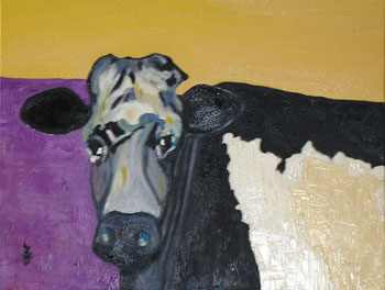 The Good Cow, oil on canvas, 2011 by Jane Cartney
